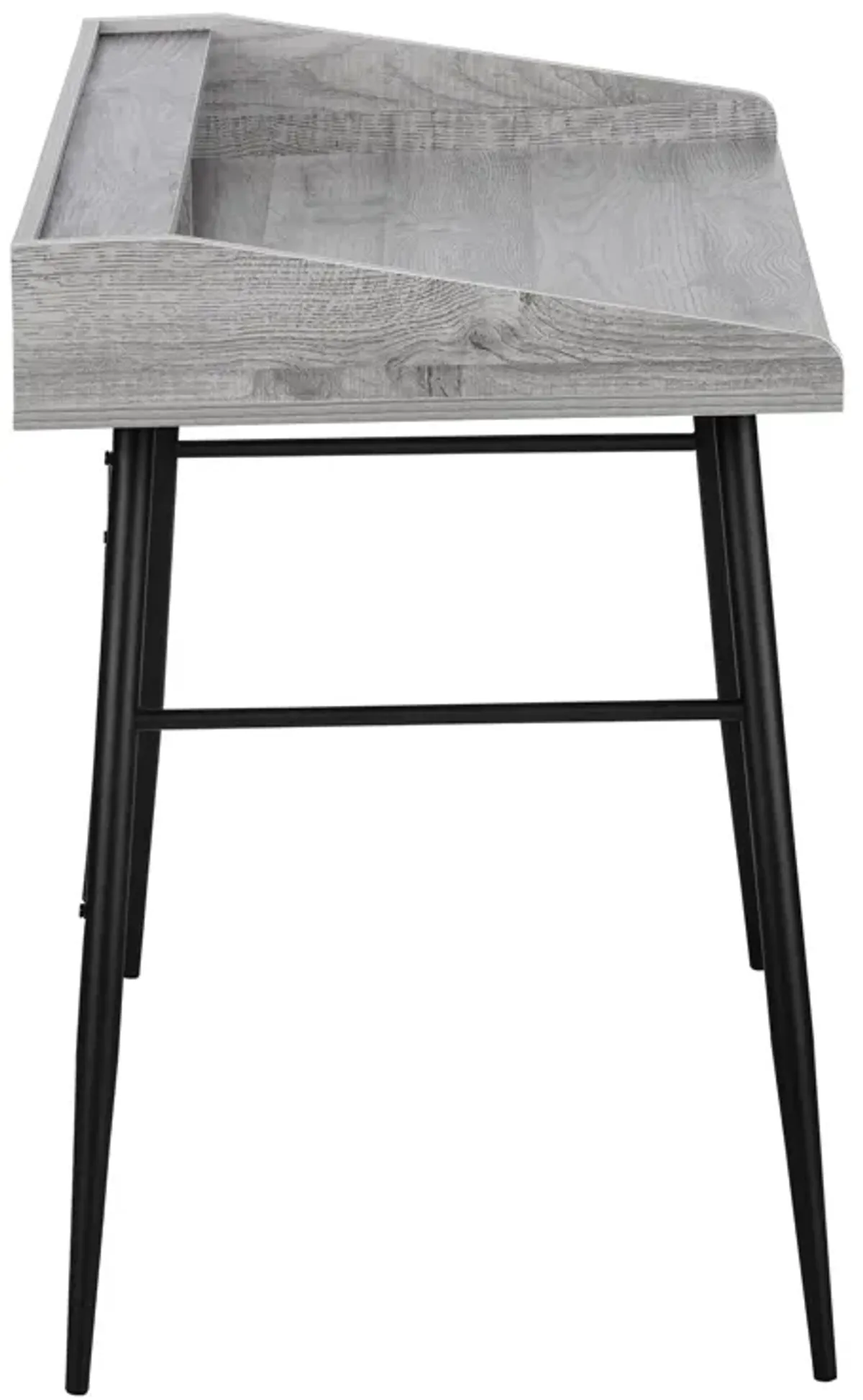 Computer Desk For Home Office, Sturdy Construction, Storage Shelves