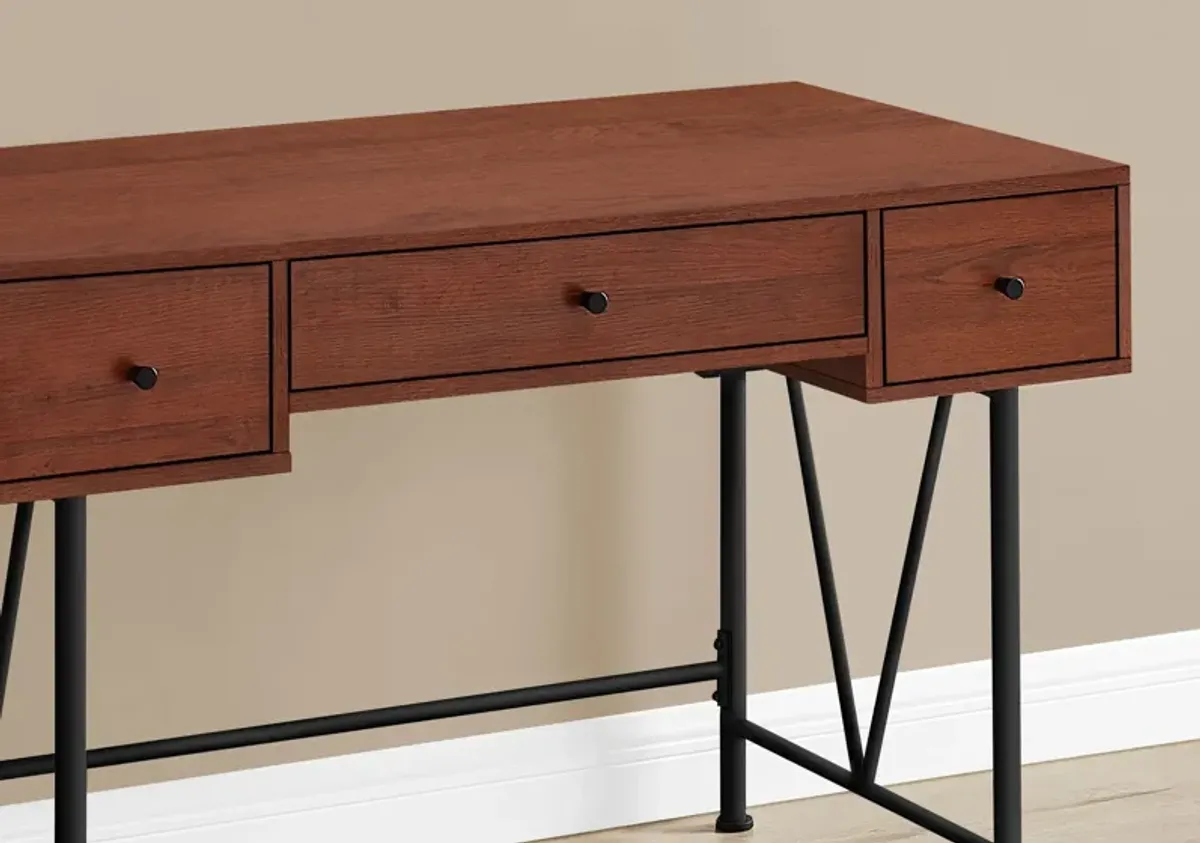 Computer Desk For Home Office, Stylish Design, Storage Drawers, Transitional