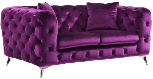 Atronia - Velvet Loveseat