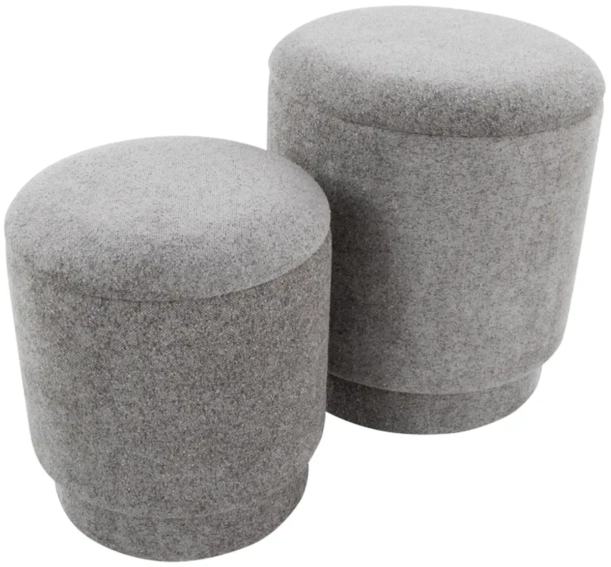 Marla - Upholste Contemporary Ottoman Set