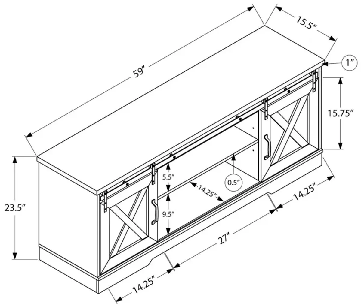 TV Stand, Console Media Entertainment Center, Storage Cabinet, Transitional