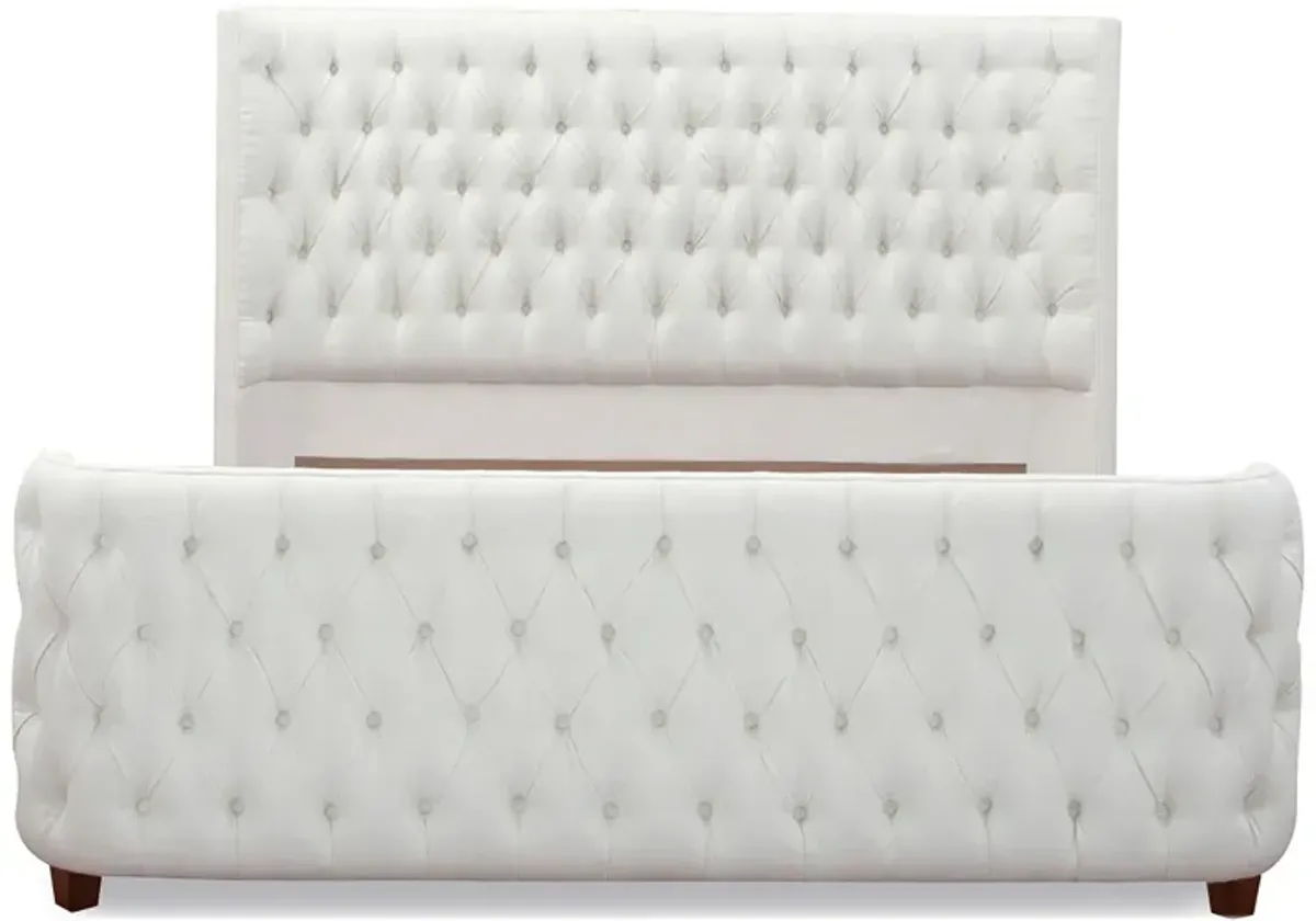 Brooklyn - Tufted Panel Bed Headboard And Footboard Set