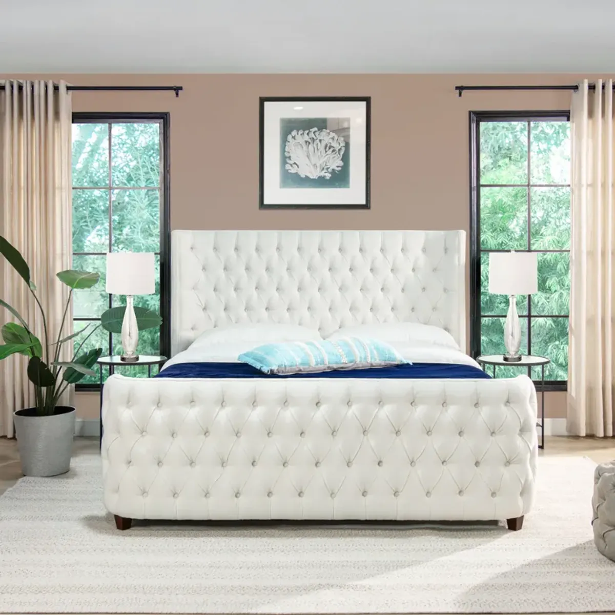 Brooklyn - Tufted Panel Bed Headboard And Footboard Set