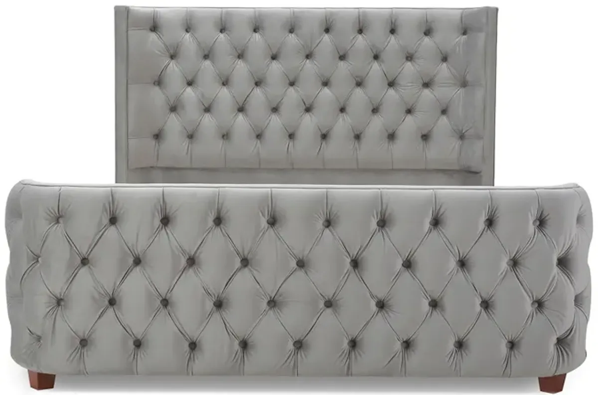 Brooklyn - Tufted Panel Bed Headboard And Footboard Set