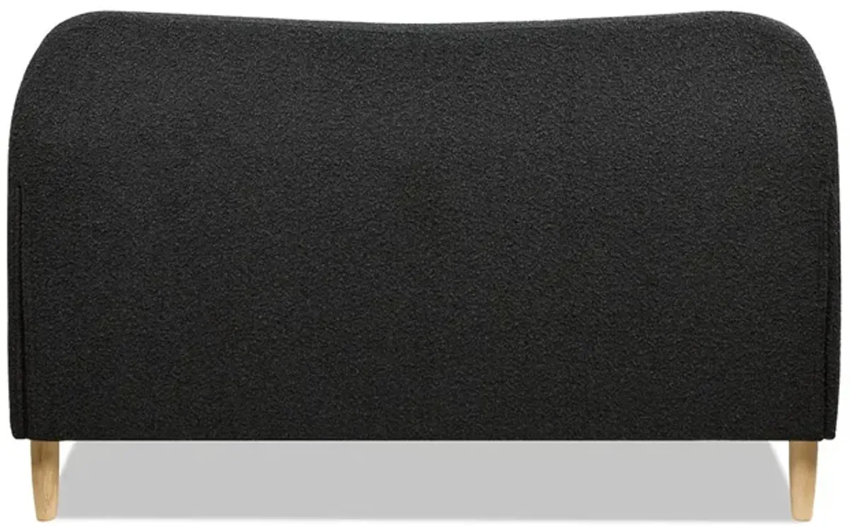 Roman - Curved Headboard Upholstered Platform Bed