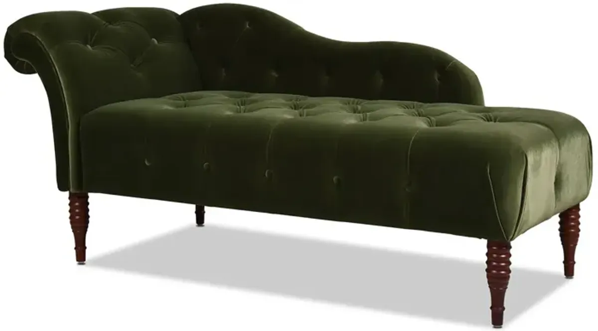 Samuel - Tufted Roll Arm Chaise Lounge