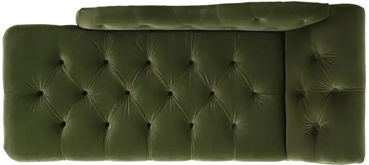 Samuel - Tufted Roll Arm Chaise Lounge