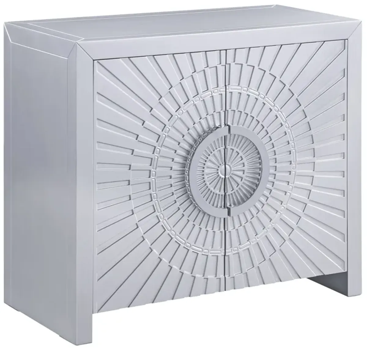 Cicero - Console Cabinet - Platinum