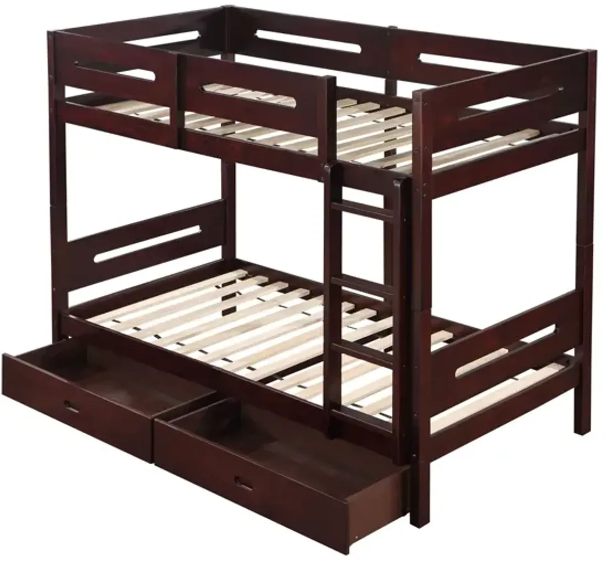 Nissa - Twin Twin Bunk Bed - Espresso