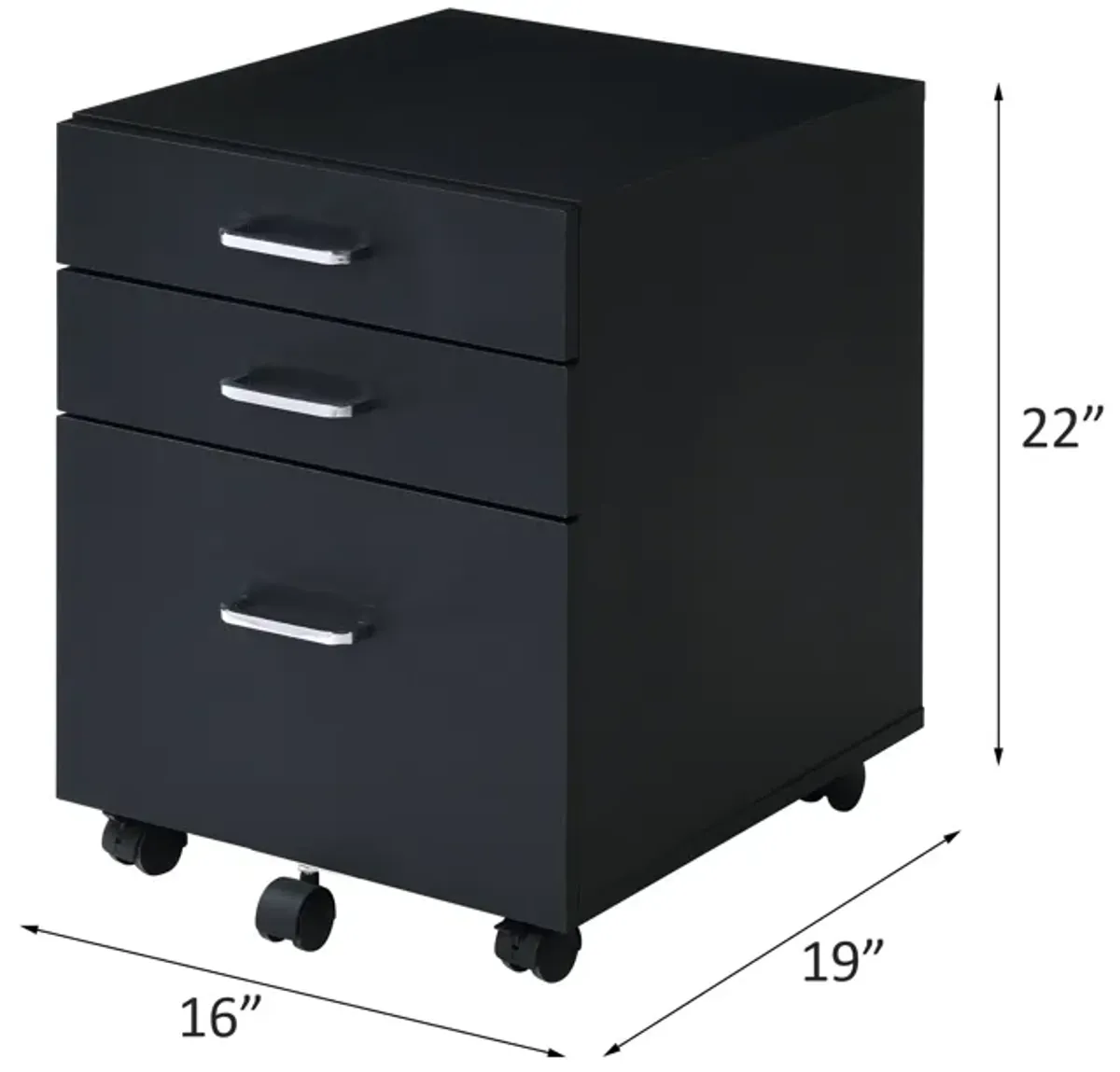 Tennos - Cabinet - Black / Chrome