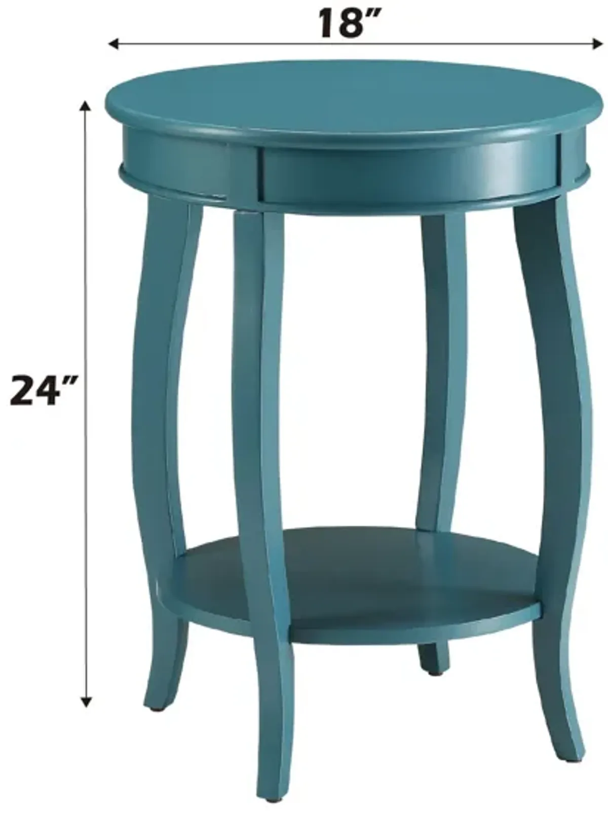 Aberta - Accent Table - Teal