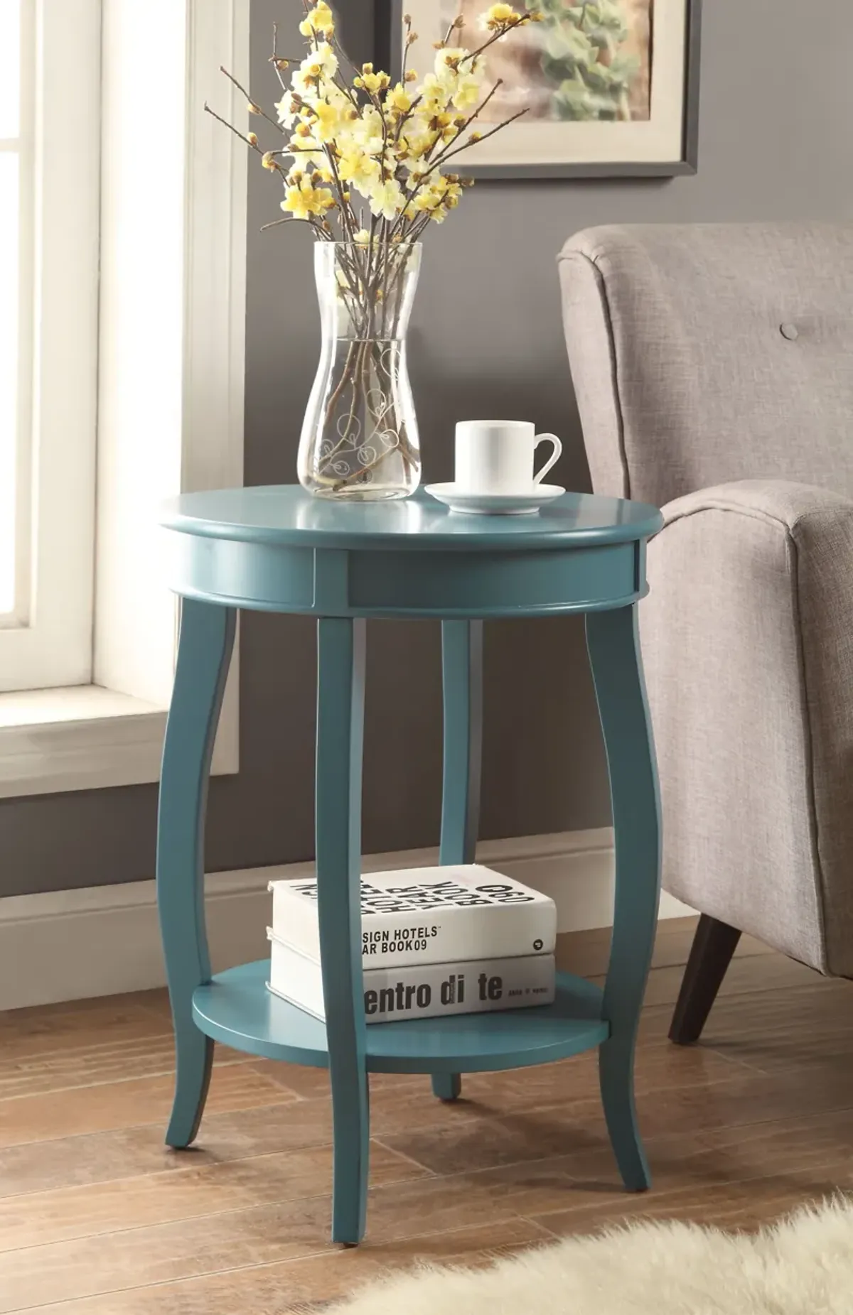 Aberta - Accent Table - Teal