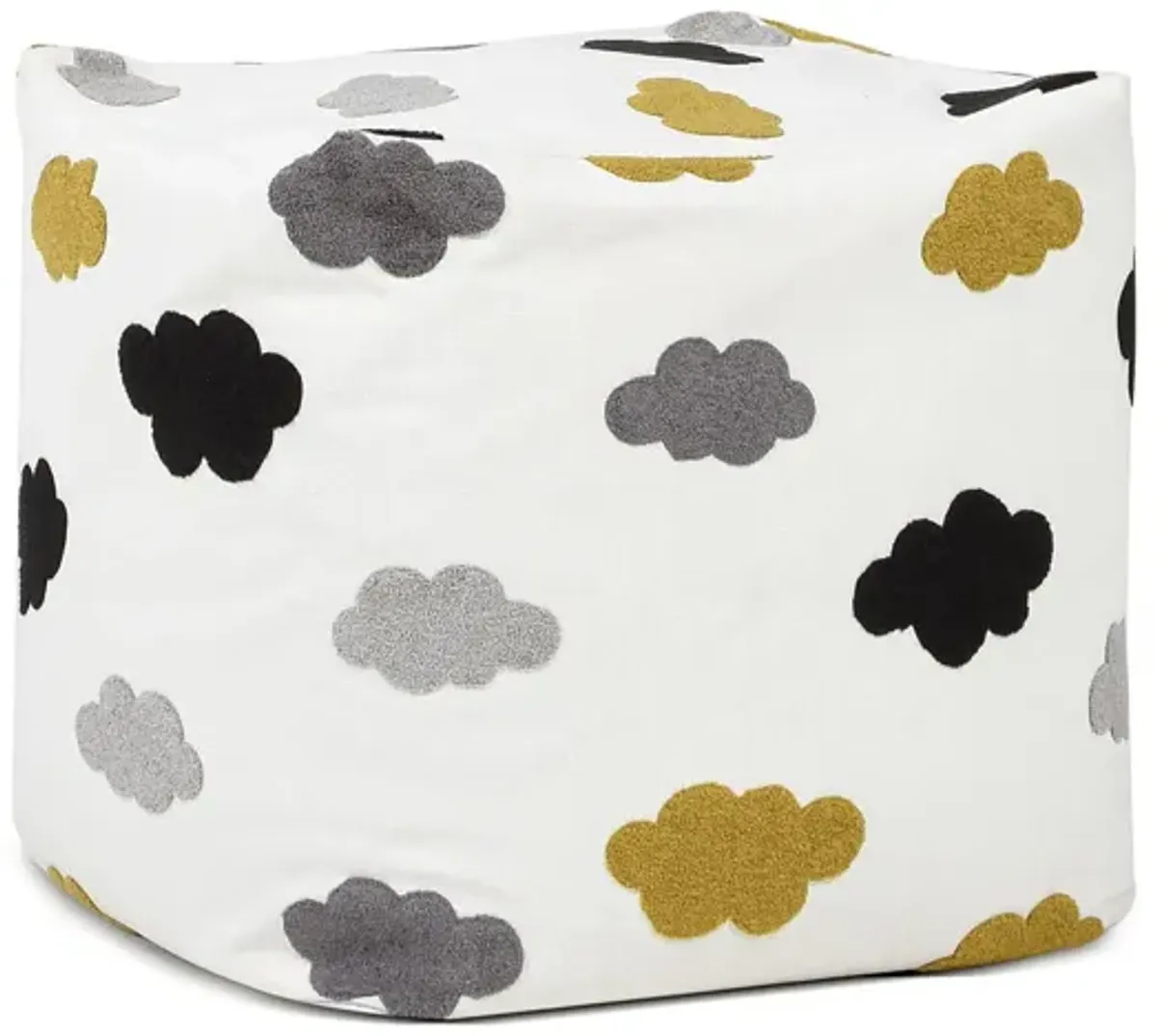 Pouf Luxury Oversized Bean Bag Cube Ottoman