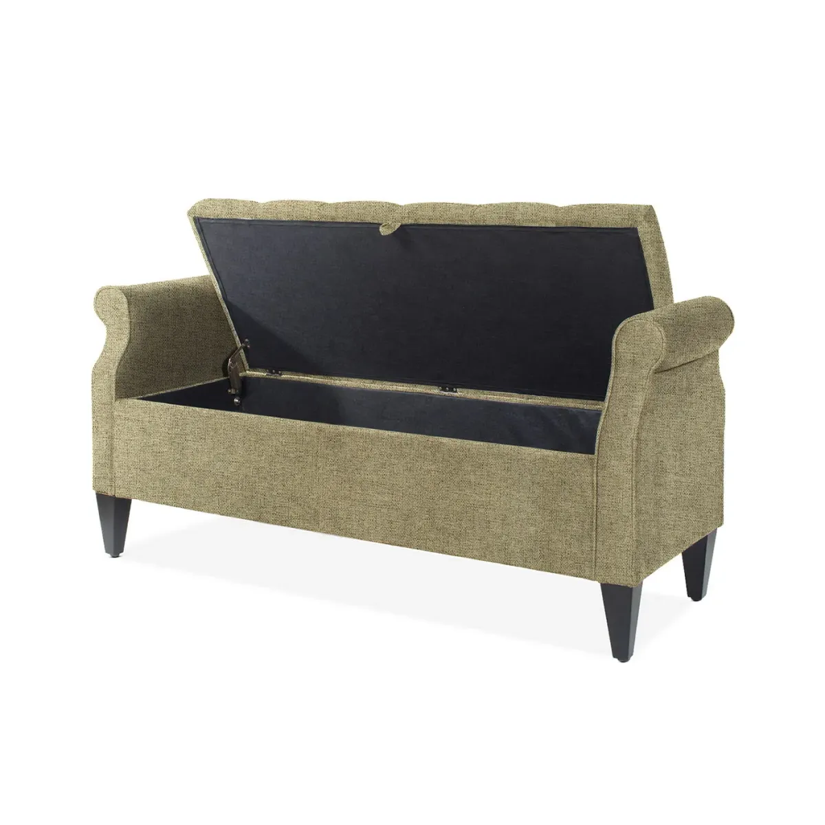 Jacqueline - Tufted Roll Arm Storage Bench