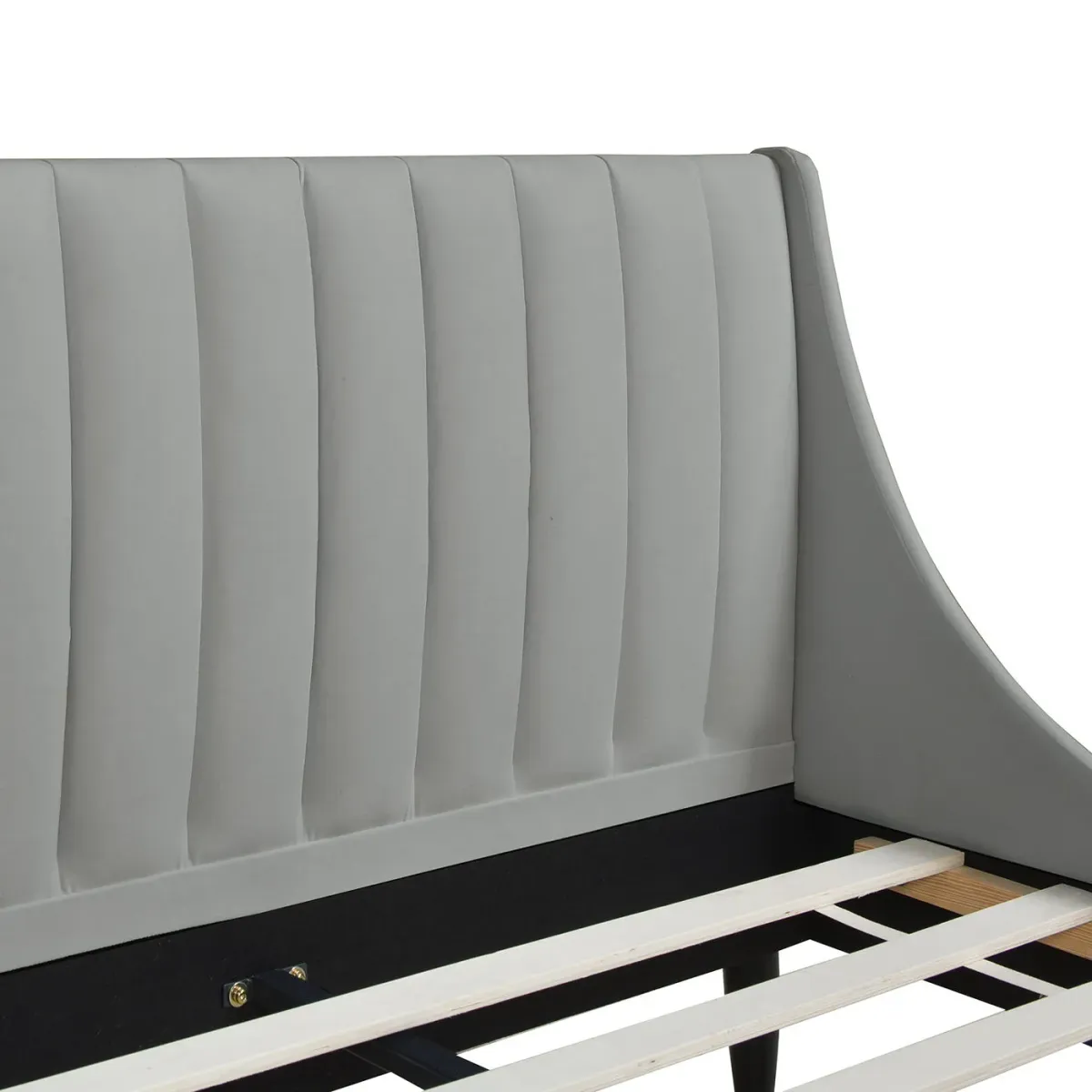 Aspen - Vertical Tufted Modern Headboard Platform Bed Set