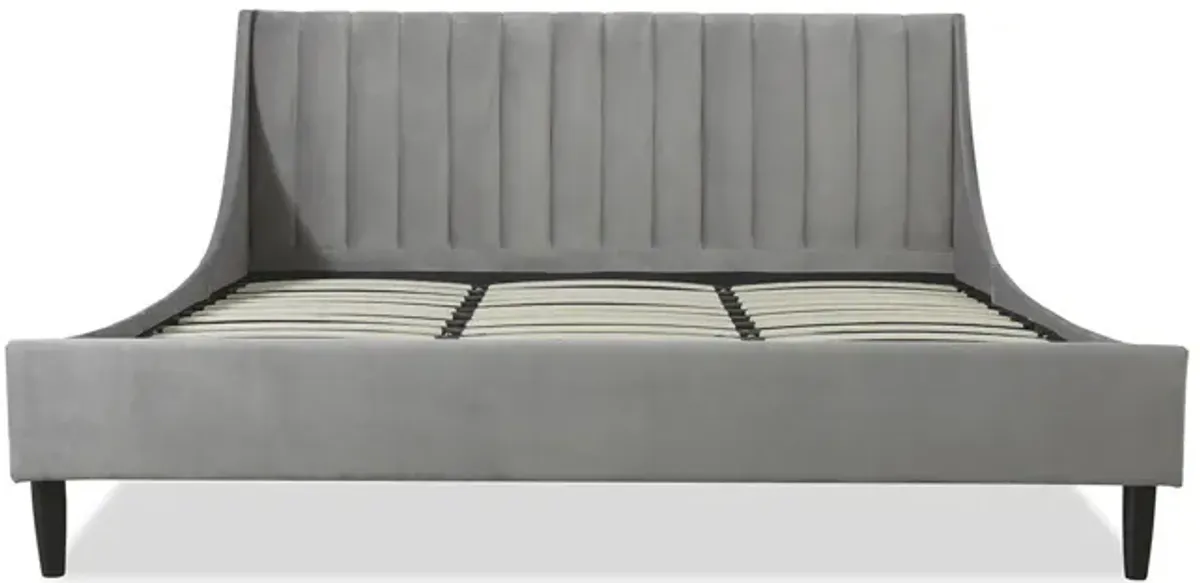 Aspen - Vertical Tufted Modern Headboard Platform Bed Set