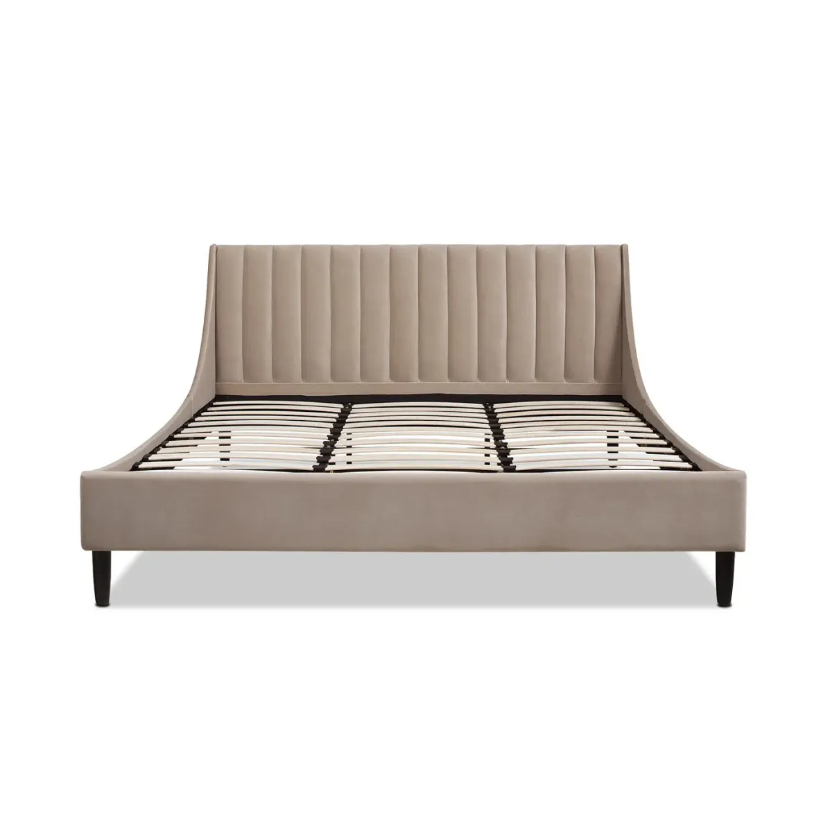 Aspen - Vertical Tufted Modern Headboard Platform Bed Set