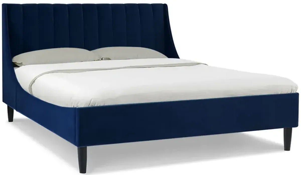 Aspen - Vertical Tufted Modern Headboard Platform Bed Set