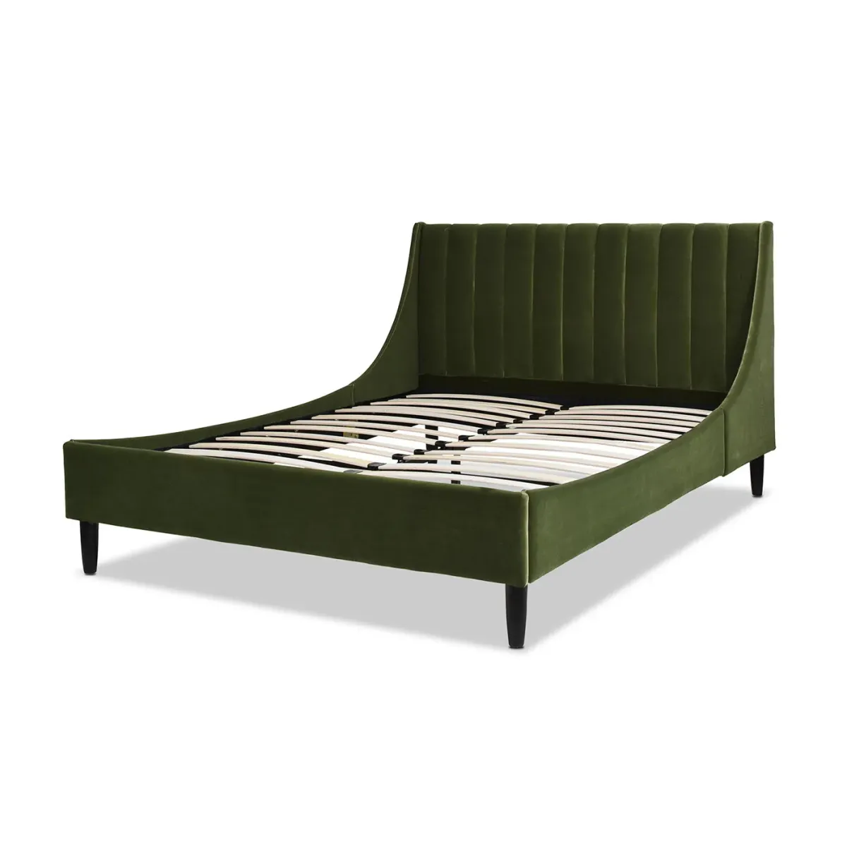 Aspen - Vertical Tufted Modern Headboard Platform Bed Set