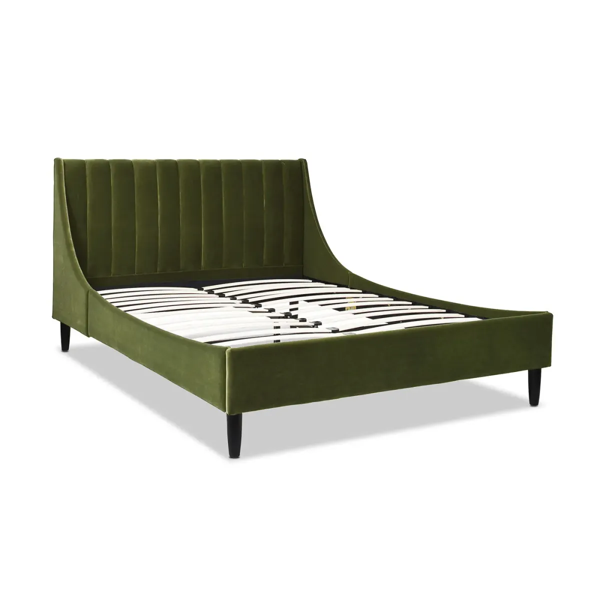 Aspen - Vertical Tufted Modern Headboard Platform Bed Set