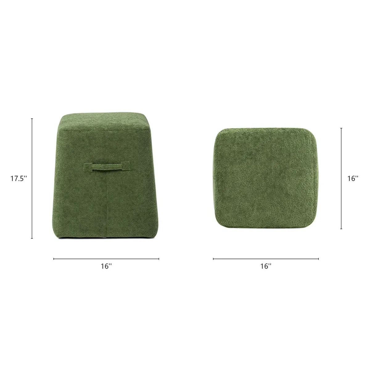 Oliver - Tapered Square Upholstered Ottoman