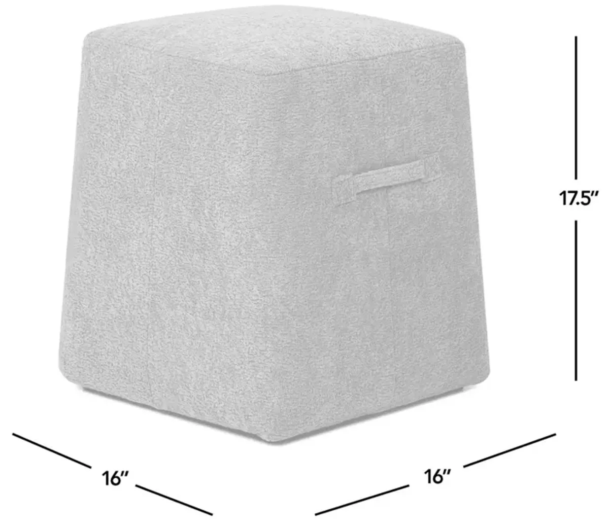 Oliver - Tapered Square Upholstered Ottoman