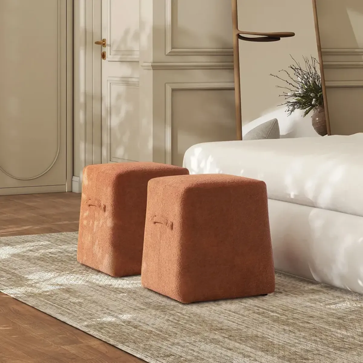 Oliver - Tapered Square Upholstered Ottoman