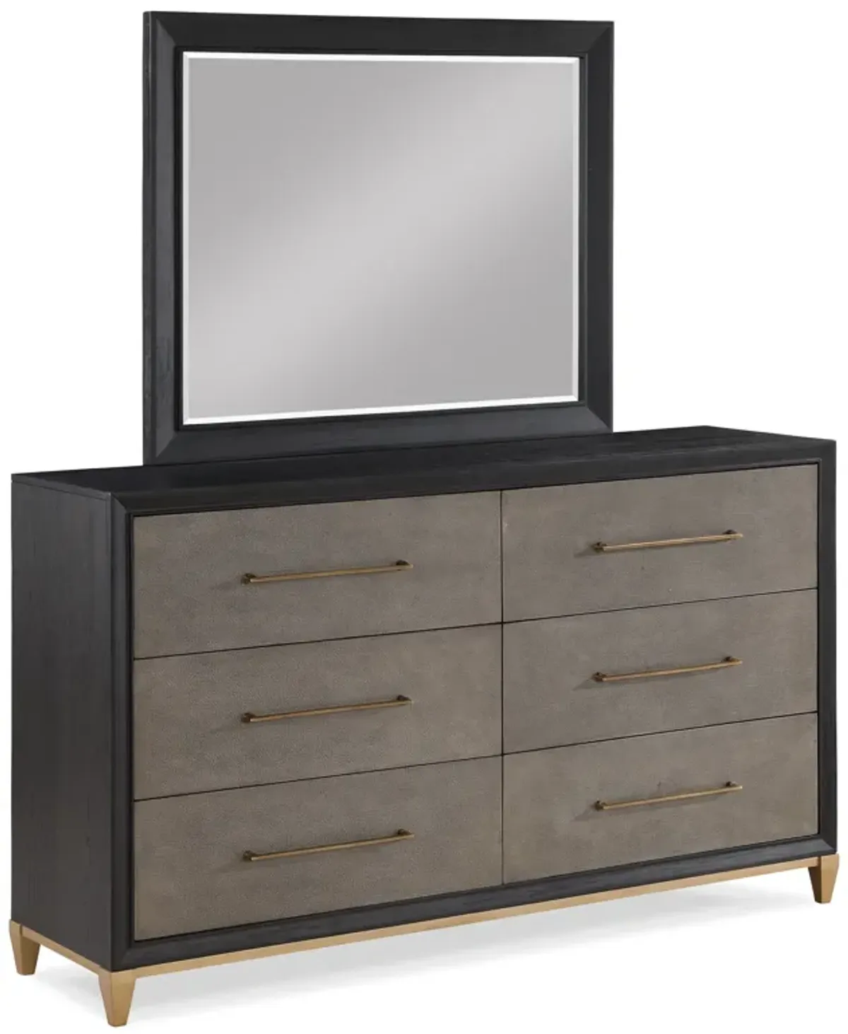 Payson - Dresser & Mirror - Black