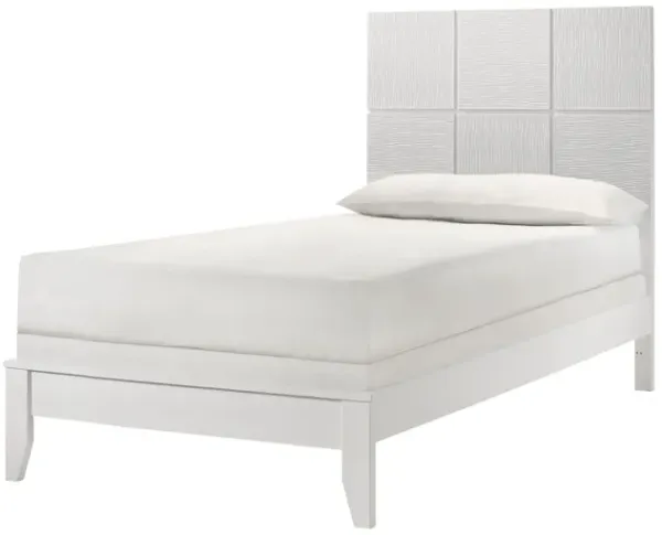Denker - Twin Bed - White
