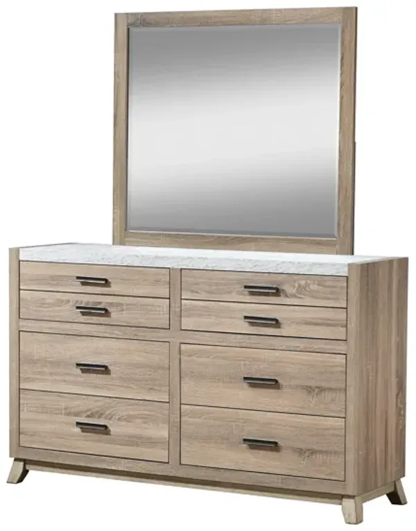 Tilston - Dresser & Mirror - Natural