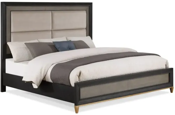 Payson - Queen Bed - Black / Gray