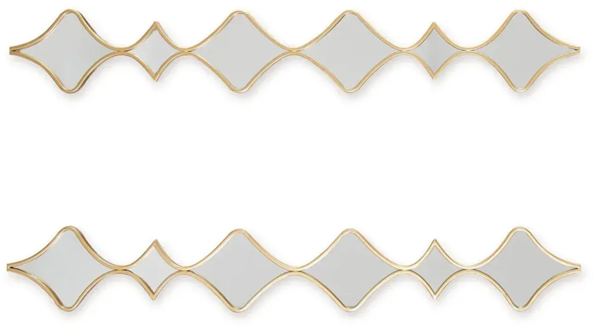 Harriswood - Gold Finish - Accent Mirror Set (Set of 2)