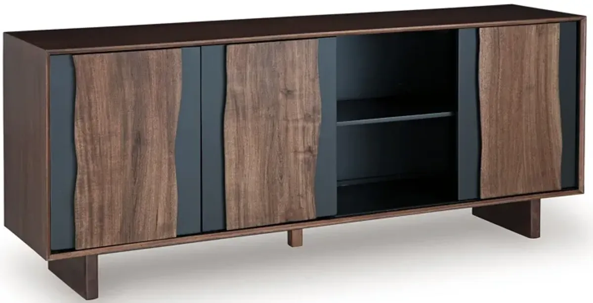 Welby - Accent Cabinet - Brown / Charcoal