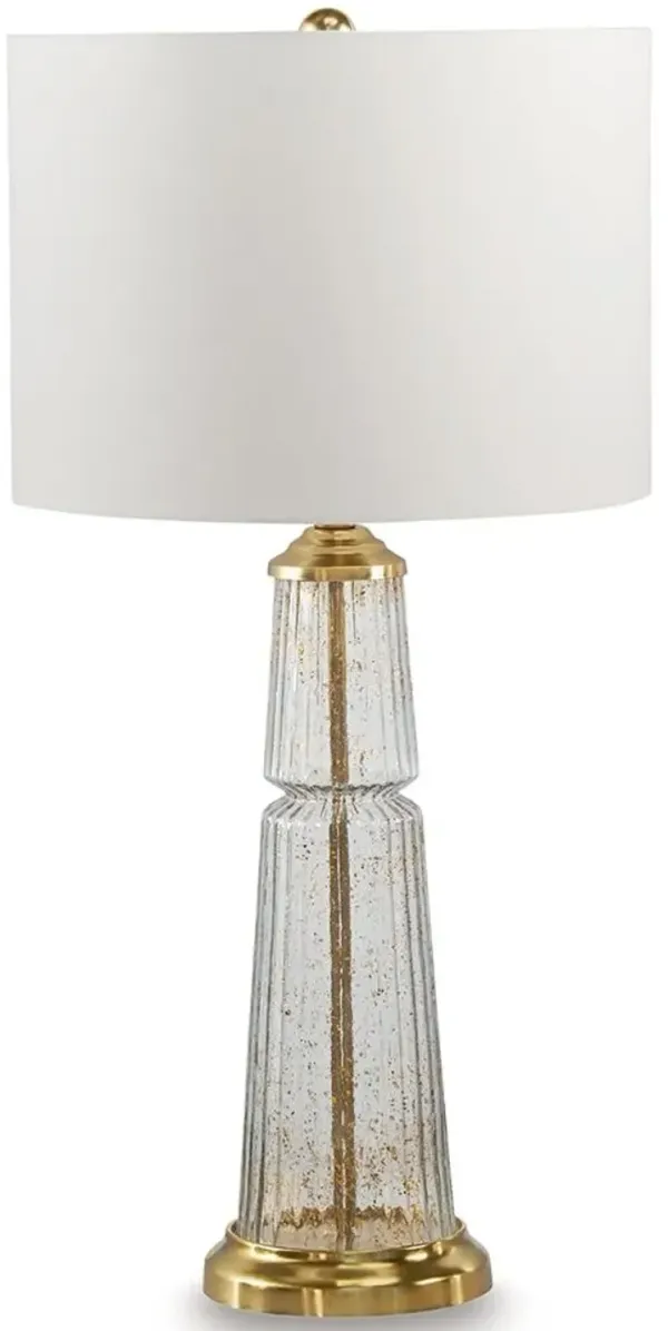 Bakersboro - Clear / Gold Finish - Glass Table Lamp