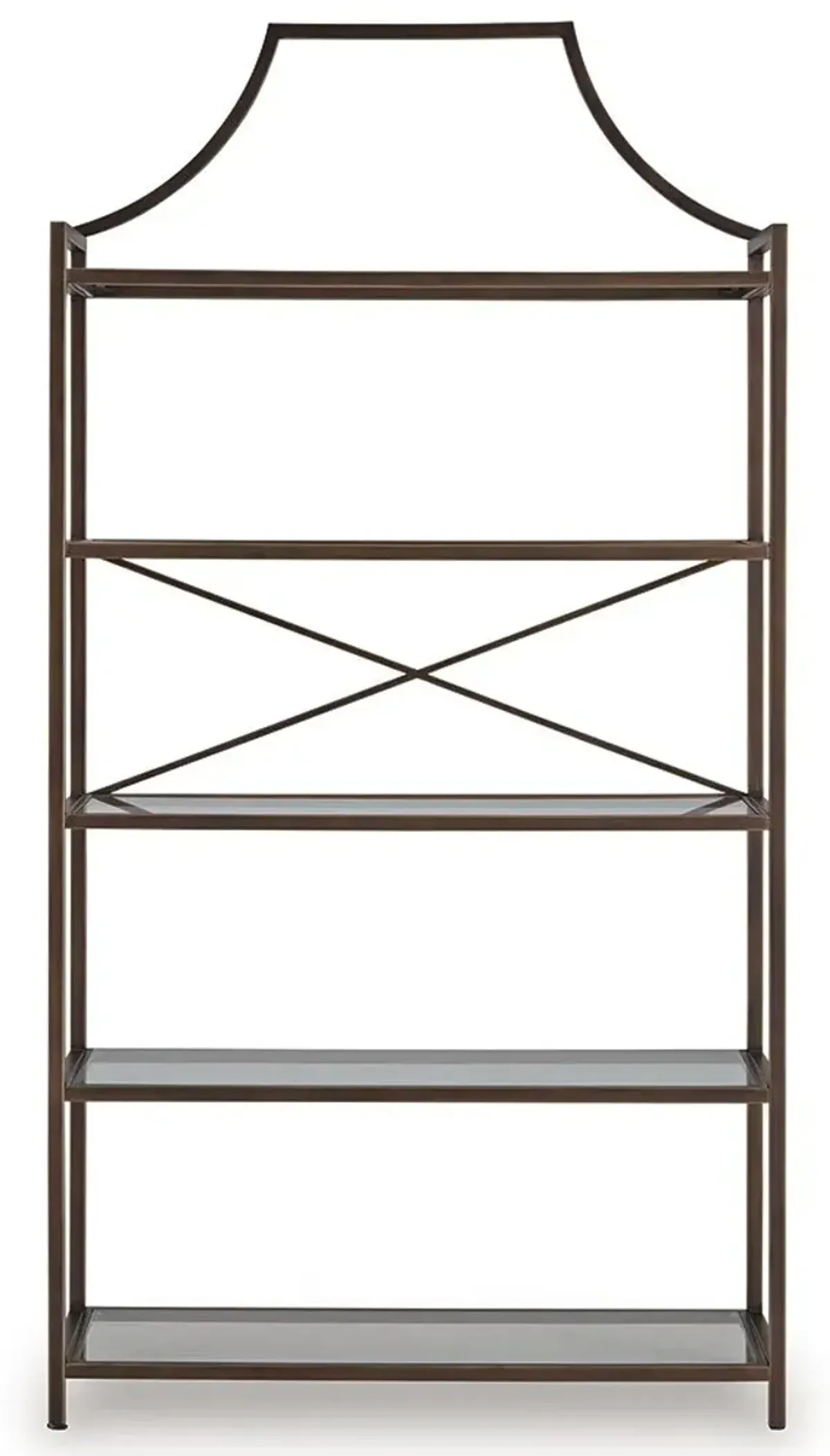 Bernonly - Bookcase - Antique Bronze Finish