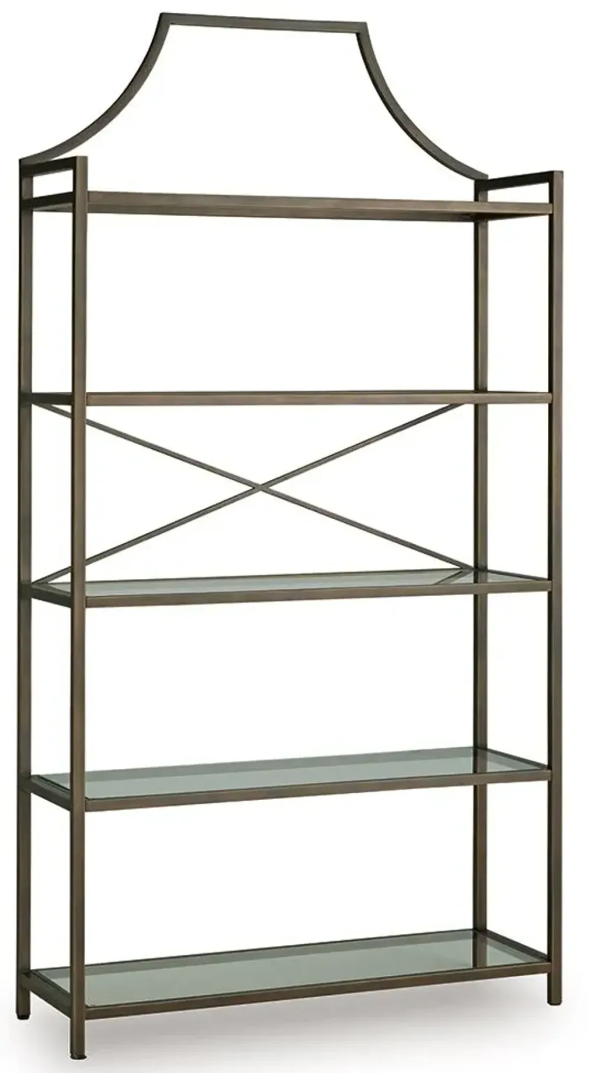 Bernonly - Bookcase - Antique Bronze Finish