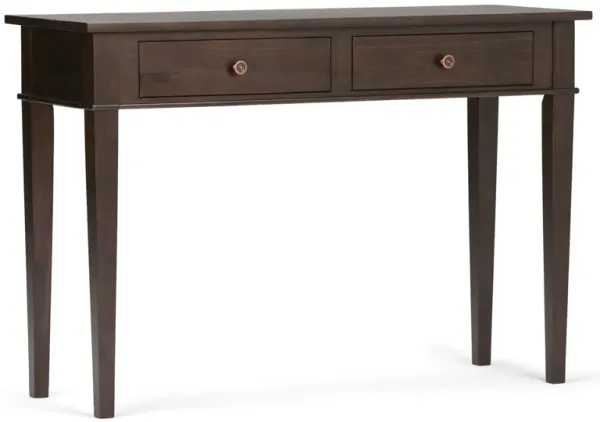 Carlton - Console Sofa Table - Dark Tobacco Brown