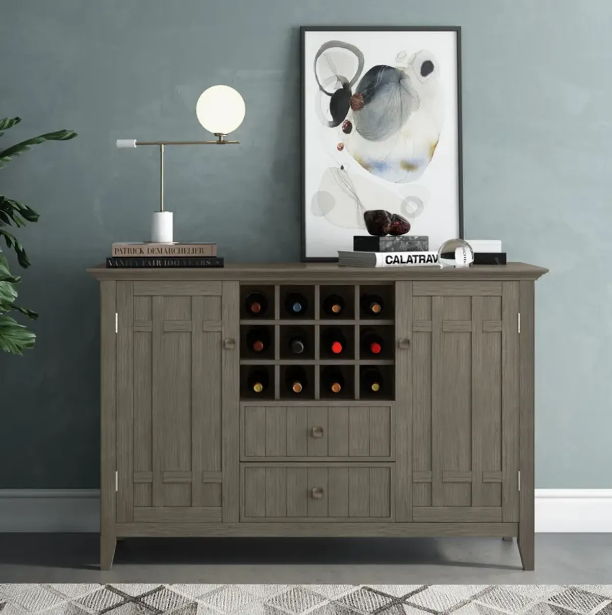 Bedford - Sideboard Buffet And Wine Rack