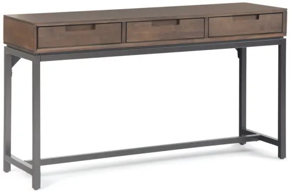 Banting - Mid Century Wide Console Table - Walnut Brown