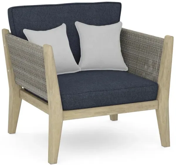 Cayman - Outdoor Conversation Chair - Slate Gray
