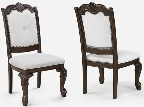 Kiera - Side Chair (Set of 2) - Cherry Brown