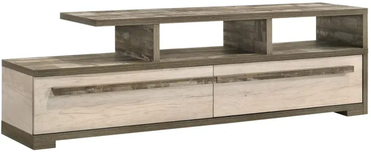 Patterson - TV Stand - Weathered White