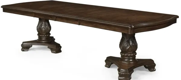Kiera - Dining Table - Cherry Brown
