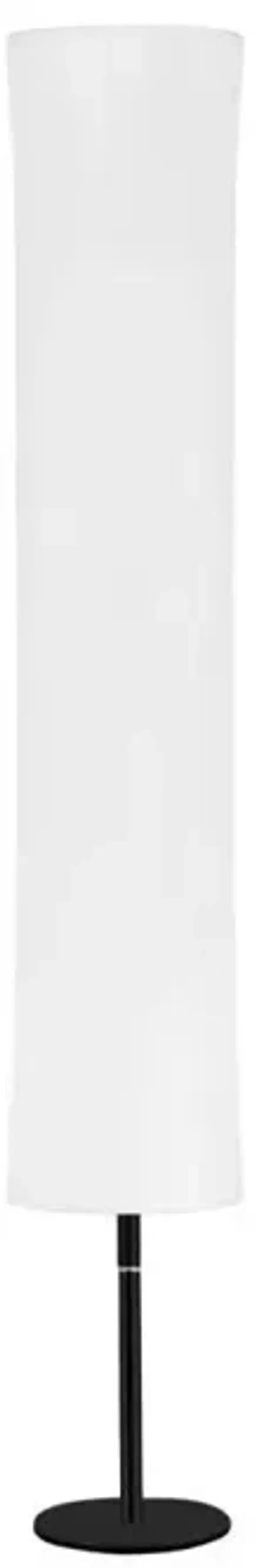 Color Changing LED Column Floor Lamp With Rectangular Shade - White