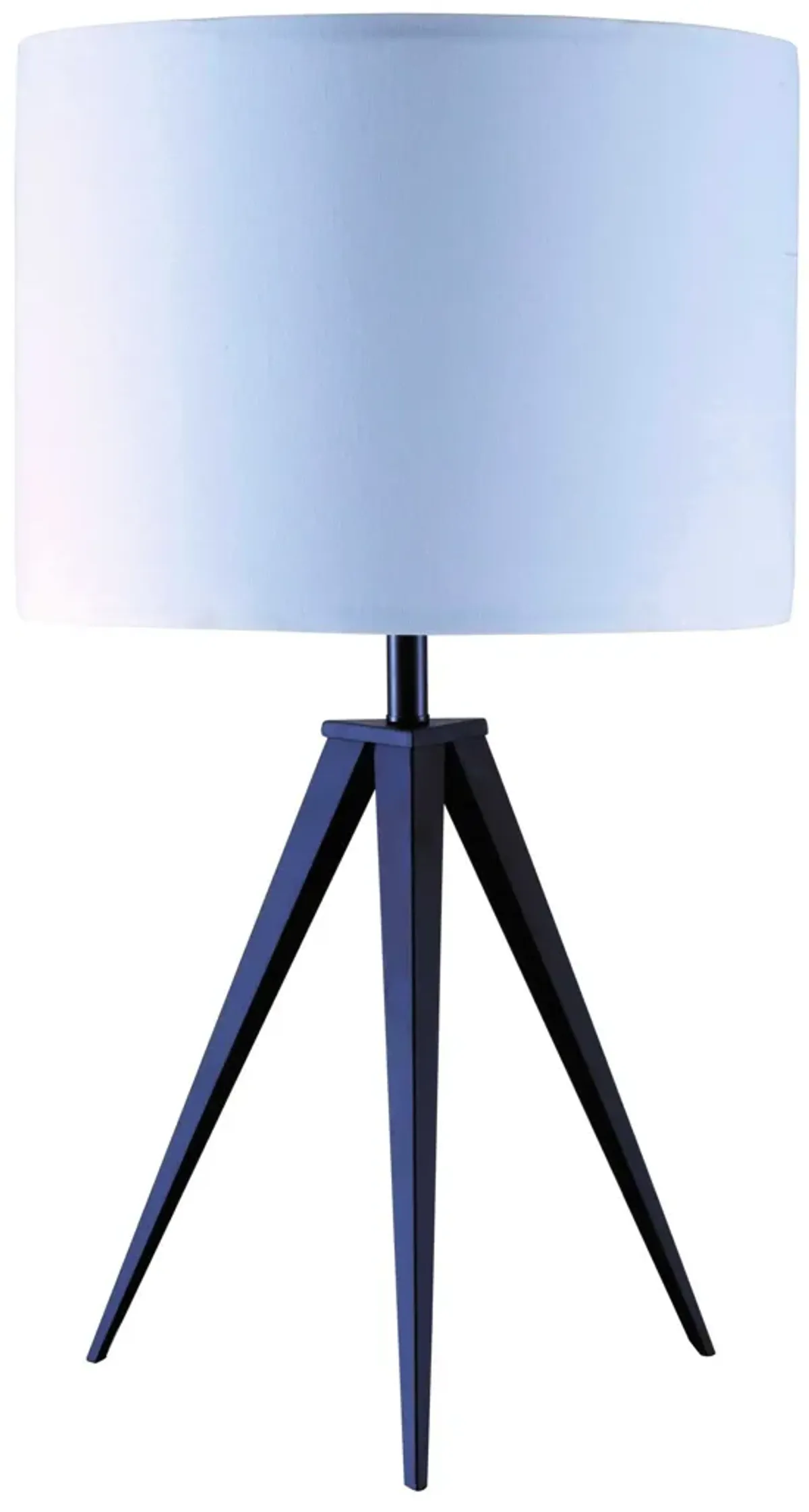 Contemporary Tripod Table Lamp - White Black