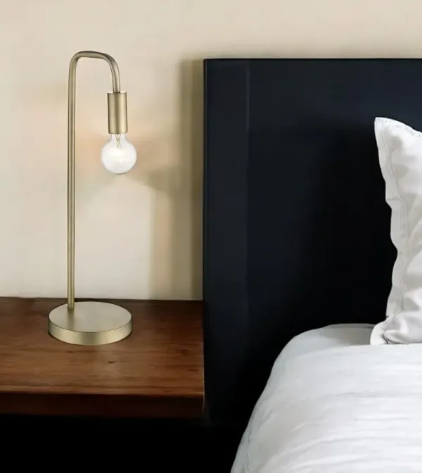 Metal Table Lamp - Brass