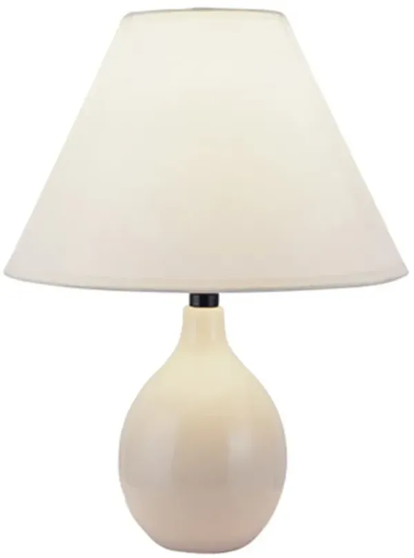 Contempo Bulb Ceramic Table Lamp - Beige