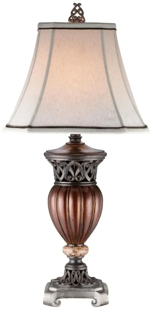 Traditional Roman Style Table Lamp - Bronze