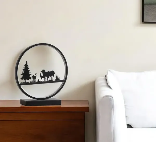 Bedside LED Table Lamp - Black