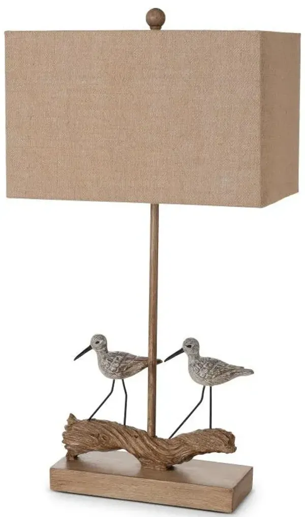 Piper Bird Table Lamps With Brown Shade (Set of 2) - Brown Sand